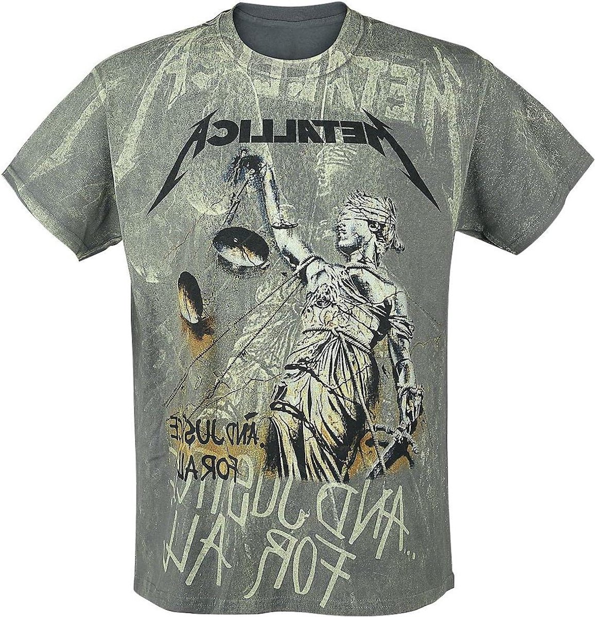 Band T-Shirt - Muziekshirt Concertshirt - Muziek Evenement - Officieel Gelicentieerd - 100% Katoen - Antraciet