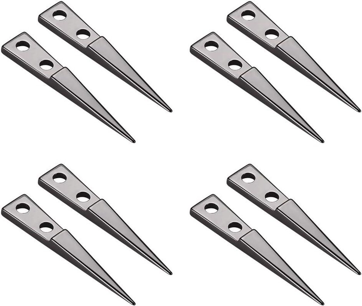 Keramische Pincetten - Pincet Set - Precisie Werk - Niet Geleidend - 4 Paar - Zwart