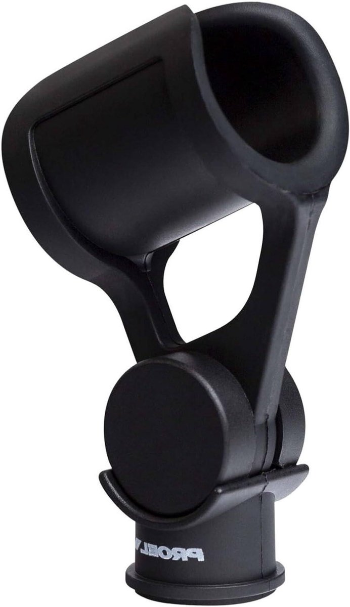 Microfoon Klem - Microfoonhouder Clip - Geluidsopnames Maken - Robuust en Duurzaam - 32-39 mm - Zwart