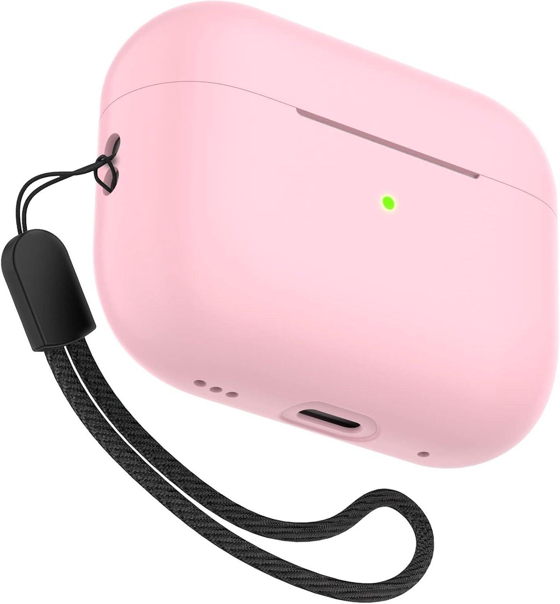 Hoes voor oordopjes - Beschermhoes siliconen - Veilig opbergen - Frontled zichtbaar - Ultradun design - Roze