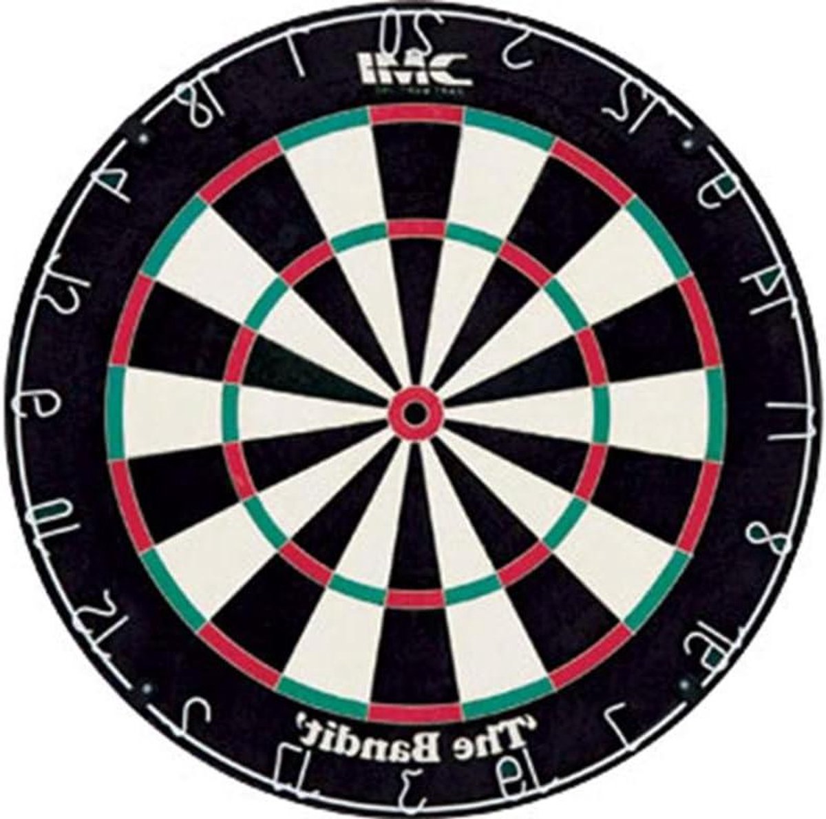 Dartbord - Sisal Dartbord - Competitie Darten - Nietvrije Scheermesdraden - 18 inch - Zwart