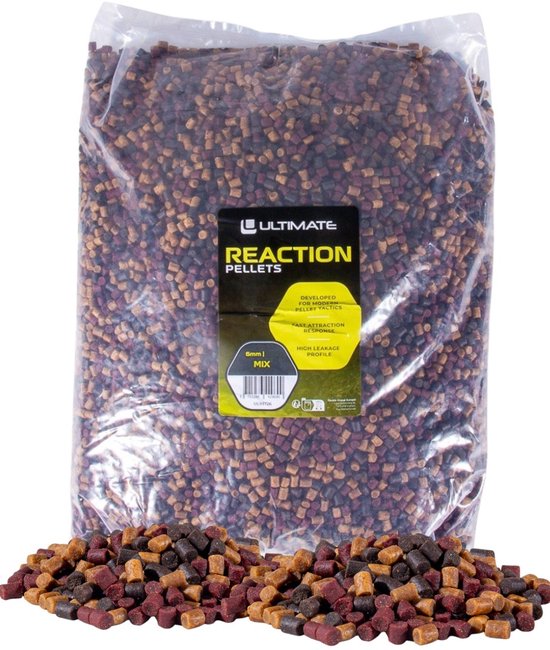 Ultimate Reaction Mixed Pellets 4.5mm (5kg) - Vispellets van Ultimate — afbeelding 5