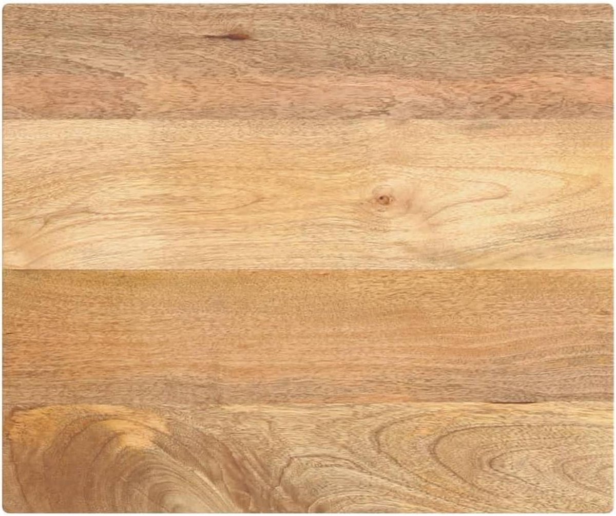 Tafelblad Rechthoekig - Tafelblad Vervanging - Tafel Opknappen - Massief Mangohout - 60x50x2.5 cm - Houtkleur