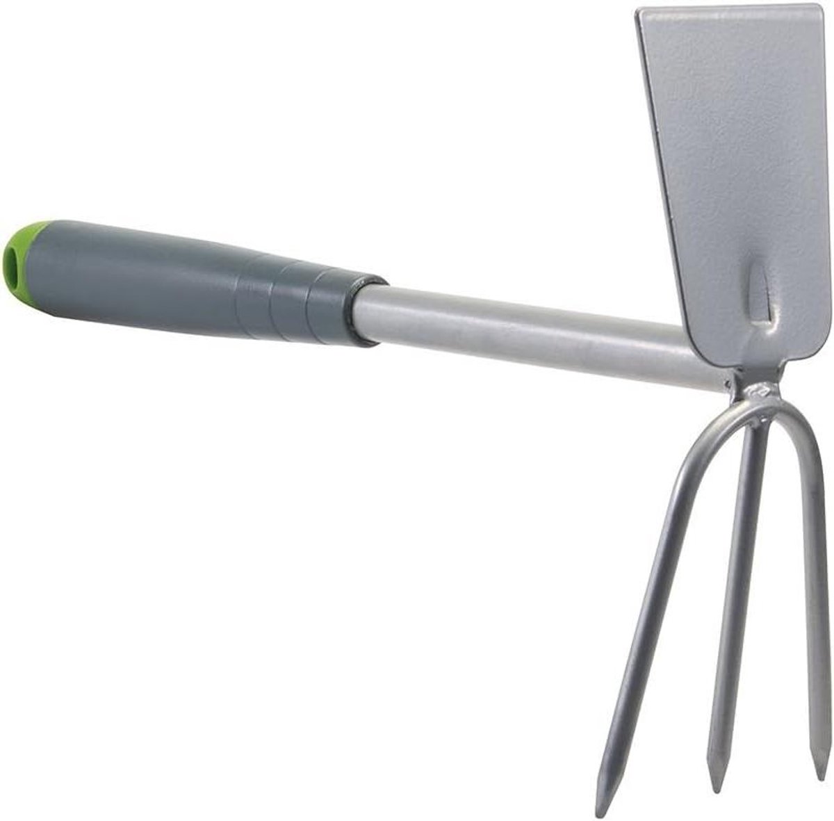Kleine Haakmachine - Tuin Hulp - Onkruid Verwijderen - Met Rubber Handvat - 300 mm - Grijs