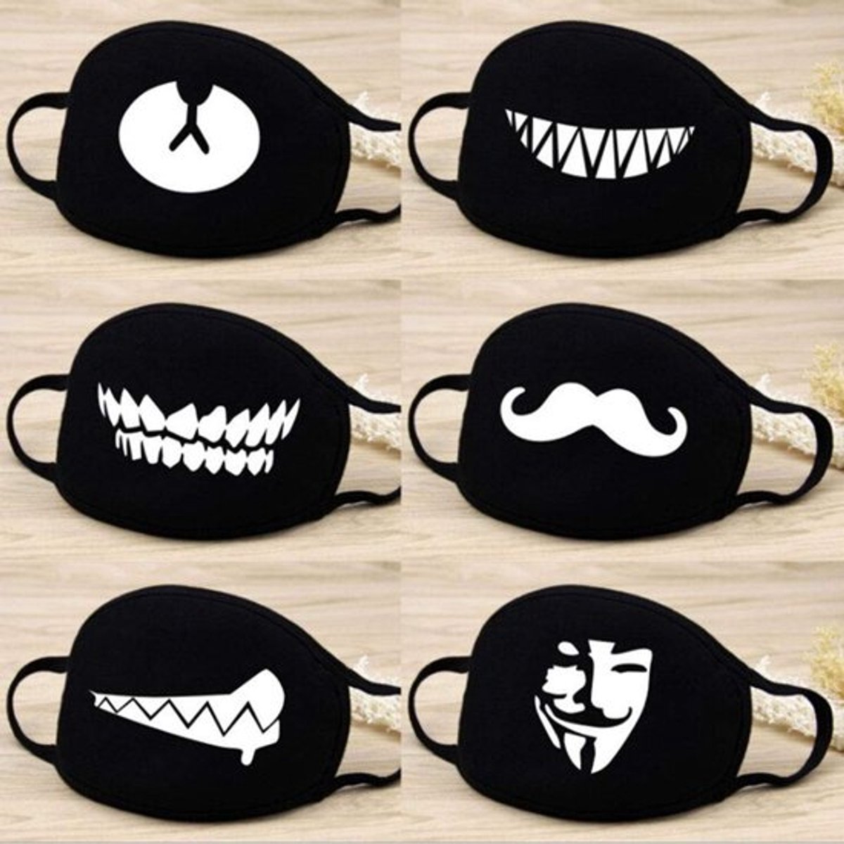 Dailygoody - Katoenen masker - herbruikbaar - comfortabele