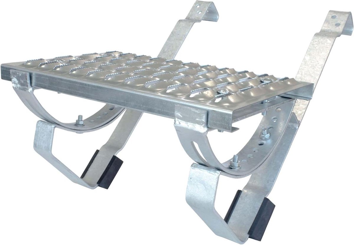 Looprooster Set - Dak Loopbrug - Veilig Dak Lopen - TÜV Gecertificeerd - 120cm Lengte - Zilver