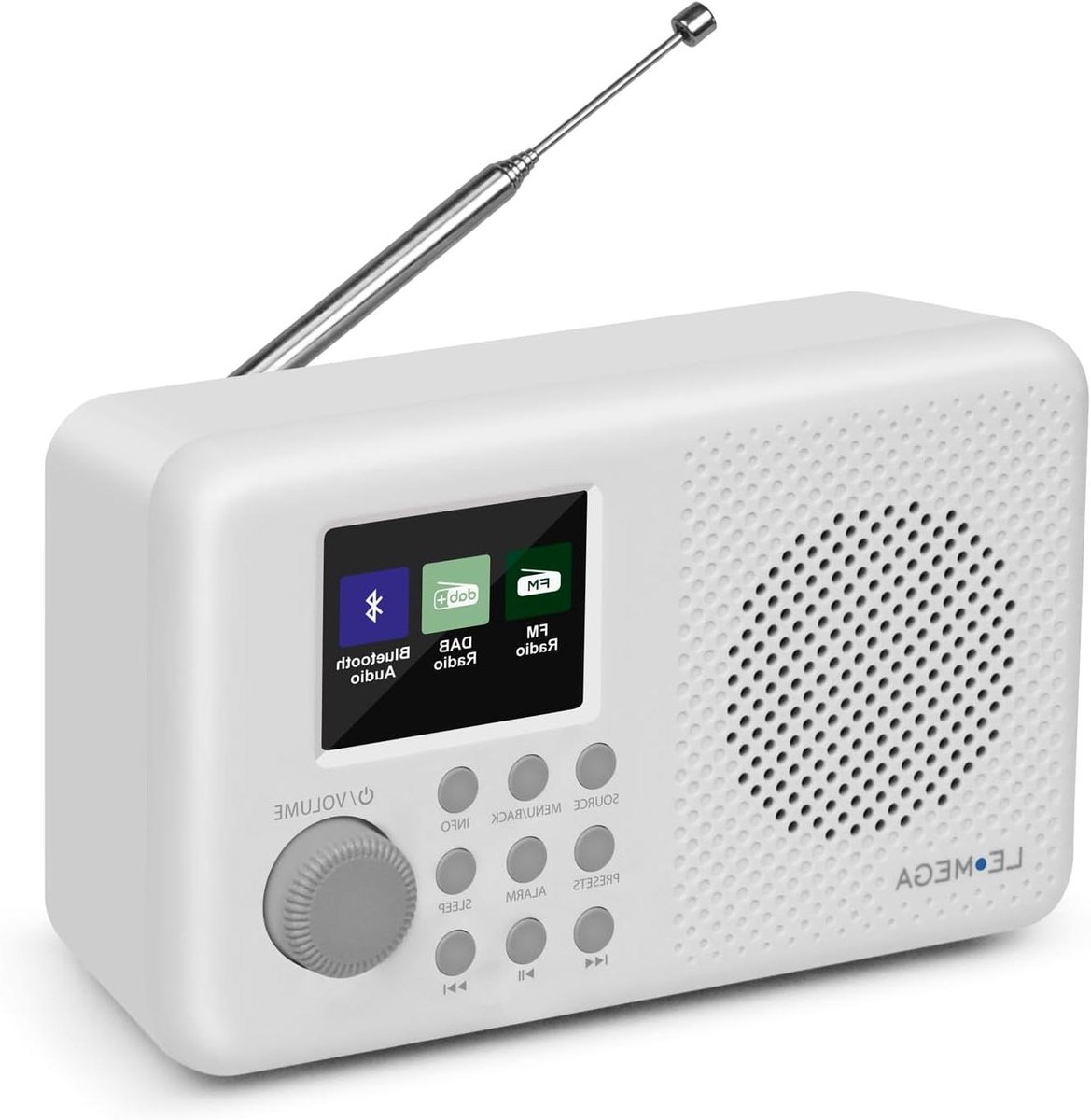 DAB Radio - Digitale Radio - Muziek Luisteren - Kleurendisplay - 175 cm breed - Zwart