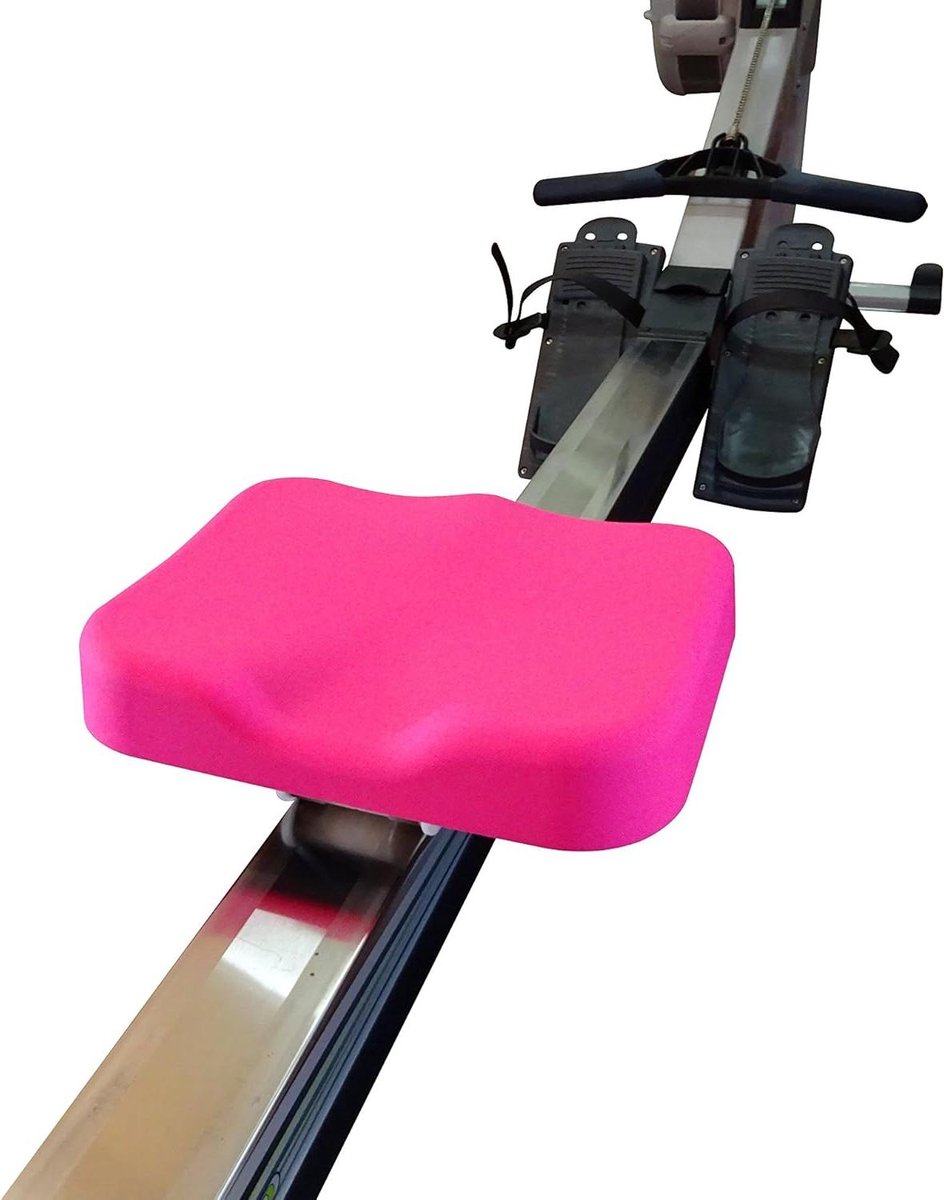 Roeimachine Zitting - Stoelhoes Kussen - Comfortabel Roeien - Gevormd op Maat - 635 x 2667 cm - Roze