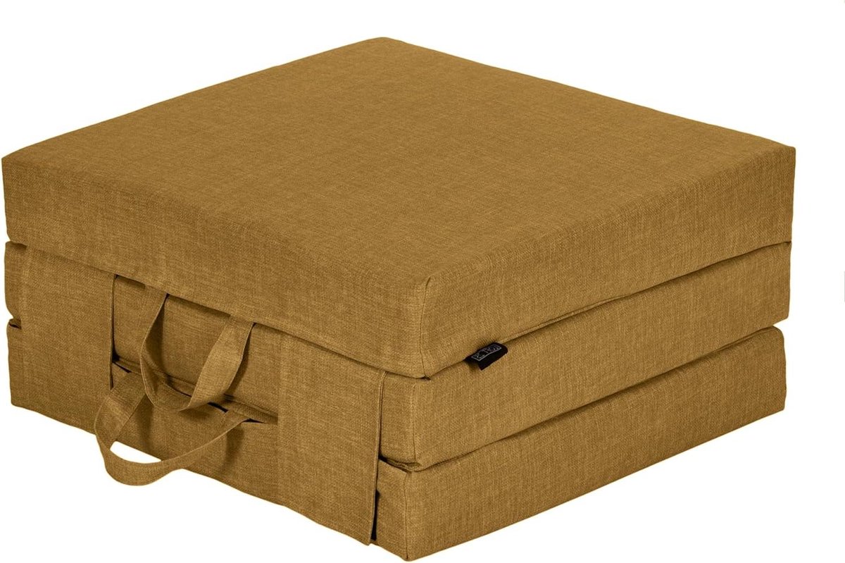 Opvouwbaar Z-bedmatras - Gastenmatras Slaapbank - Logeerpartijtjes en Ontspanning - Ergonomisch Ontworpen Ondersteuning - 180 x 60 x 10 cm