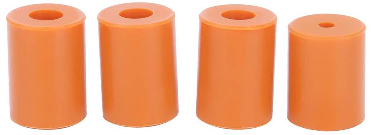 Silicone Bed Leveling Kolommen - 3D Printer Onderdelen - 3D Printer Stabiliseren - Hittebestendig Drukbestendig - 25mm 23mm - Zwart