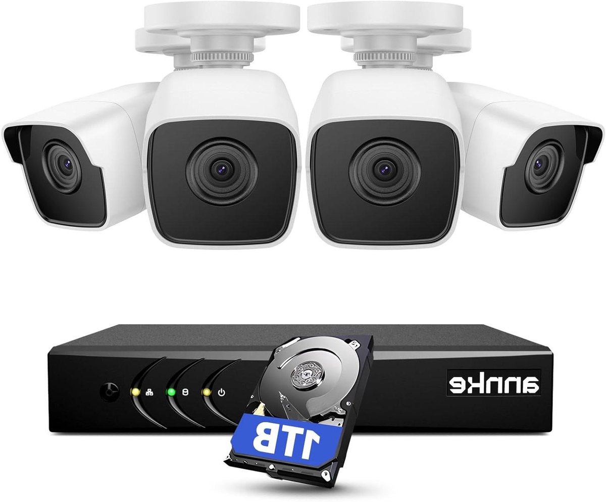 Bewakingscamera Set - Beveiligingssysteem DVR - Huis Beveiligen - 5MP HD Resolutie - 8 Kanaals - Wit