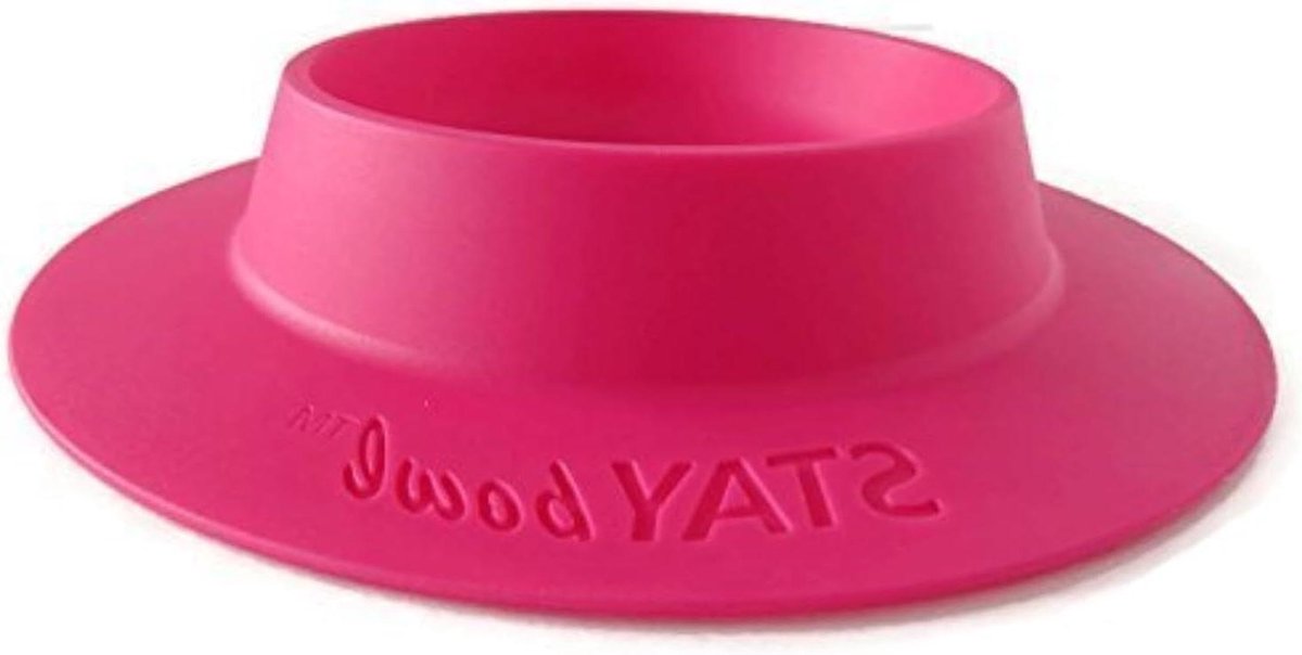 Tipbestendige Kom - Voerbak Kleine Dieren - Voer Gemakkelijk Geven - Stabiele Anti-omval Basis - 3/4 Cup Maat - Fuchsia Roze
