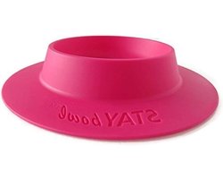 Tipbestendige Kom - Voerbak Kleine Dieren - Voer Gemakkelijk Geven - Stabiele Anti-omval Basis - 3/4 Cup Maat - Fuchsia Roze
