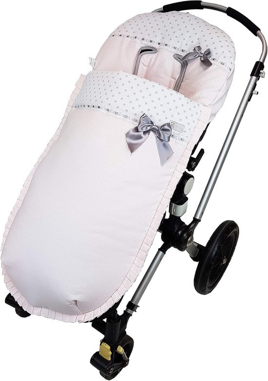 Voetenzak Kinderwagen - Slaapzak Buggy - Baby Warm Houden - Waterdichte Buitenkant - Universeel - Grijs — afbeelding 4