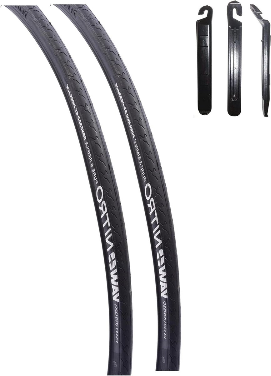 Racebanden - Fietsbanden Wielset - Fietsen - Silica Verbeterde Grip - 700x23C - Zwart