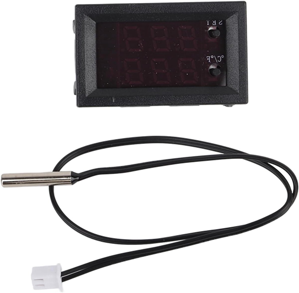 Digitale Thermostaat - Temperatuurregelaar Controller - Temperatuur Beheer - Hoge Temperatuur Bescherming - -50 tot 110°C - Grijs