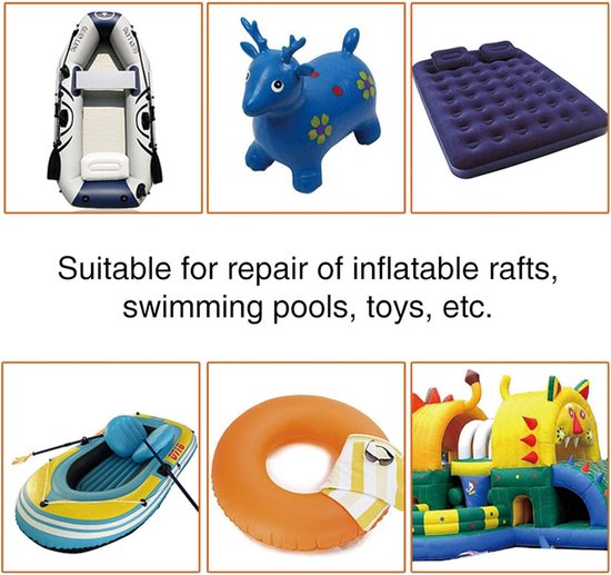 Heavy Duty Repair Patches Set voor Bouncy Castle, Airbed en Inflatable Boot - 6 Stuks — afbeelding 5