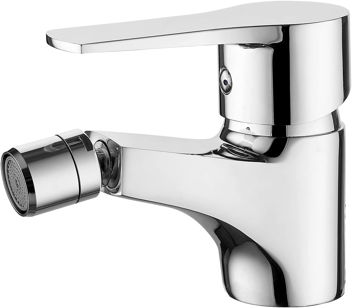 M15057 - Bidet Kraan, Bidetmengkraan Voor Badkamer, Hot en Koud Tap Bidet Kraan, Chroom, Zilver
