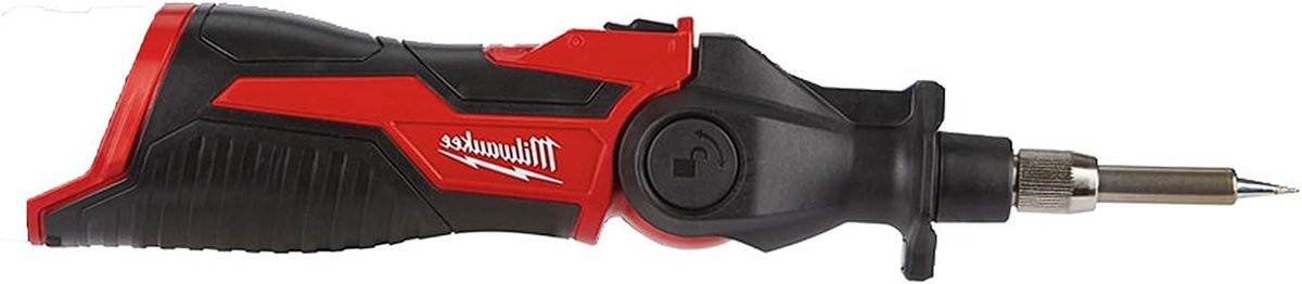 Accu Soldeerbout - Draadloos Izer - Klussen en Reparatie - Snel Opwarmend - 12 Volt - Grijs