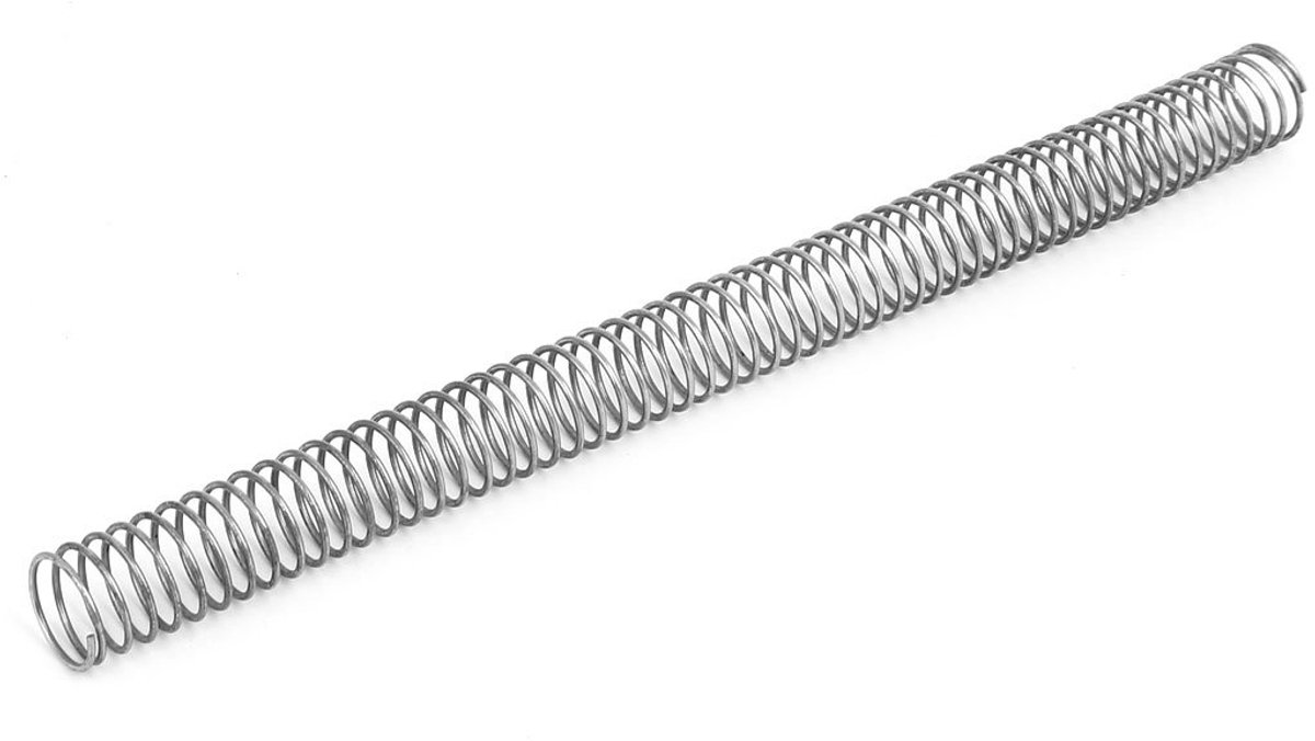 sourcingmap 1.5mmx22mmx305mm 304 RVS Compressie Veren Zilver Tone