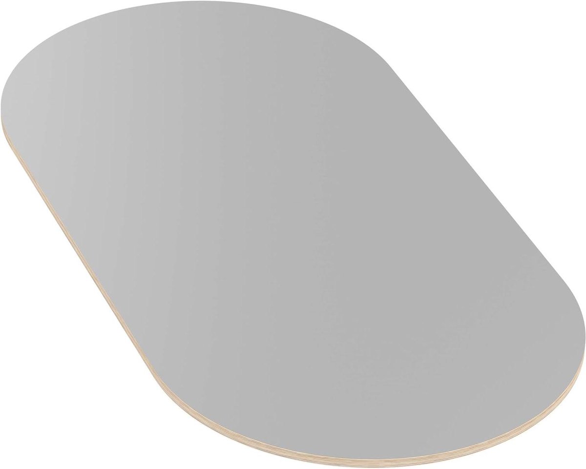 Multiplex Tafelblad - Werkblad Hout - Meubels Maken - Melamine Gecoat - 120 x 80 cm - Grijs