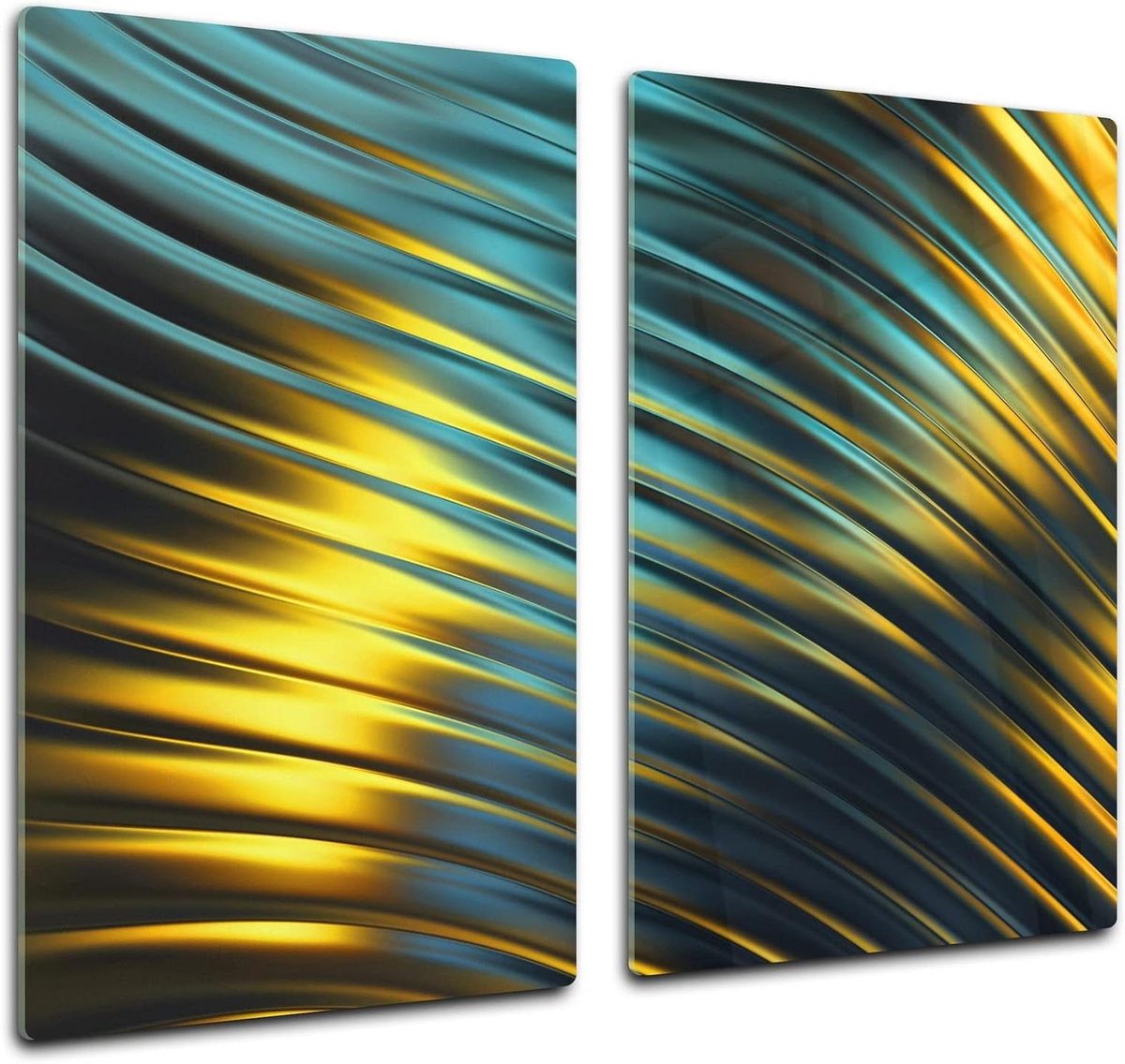 Glazen Keukenbord - Glassnijplank Werkblad - Keukenwerkblad Beschermen - Gehard Glas - 60 x 52 cm - Meerdere Ontwerpen