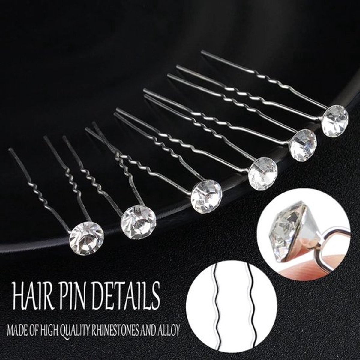 Cosensi - Dailygoods - Dailygoody - Strass Haarspelden - Bruidshaar