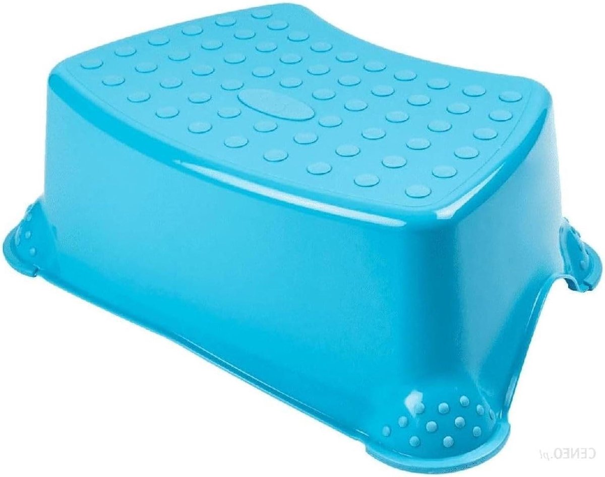 Kinderen Opstapje - Hulpje - Veilig Zelfstandig - Anti-slip Systeem - 40.5 cm - Blauw