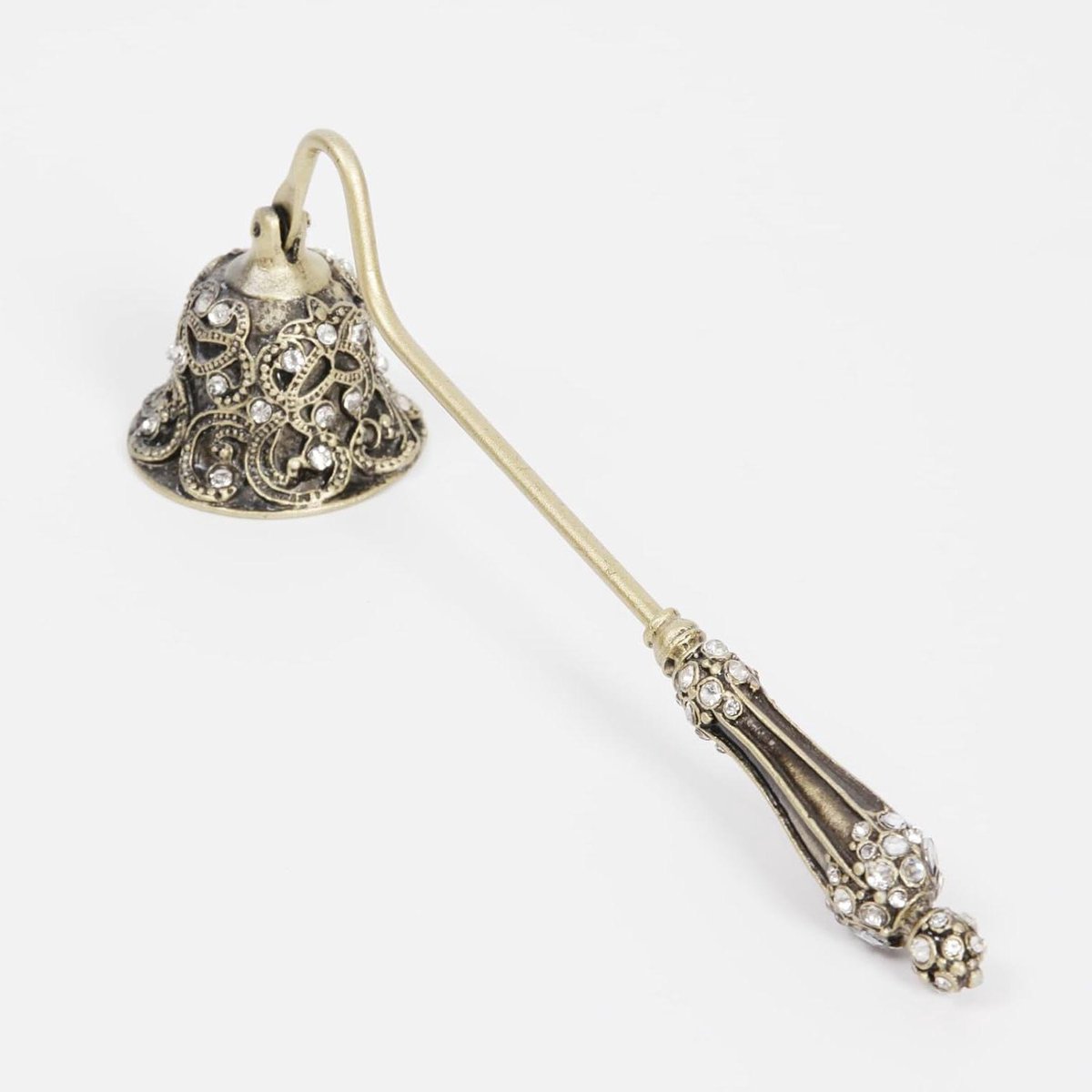 Kaars Blusser - Vlam Doffer - Veilig Doen - Lange Handgreep - 18 cm - Antiek Zwart