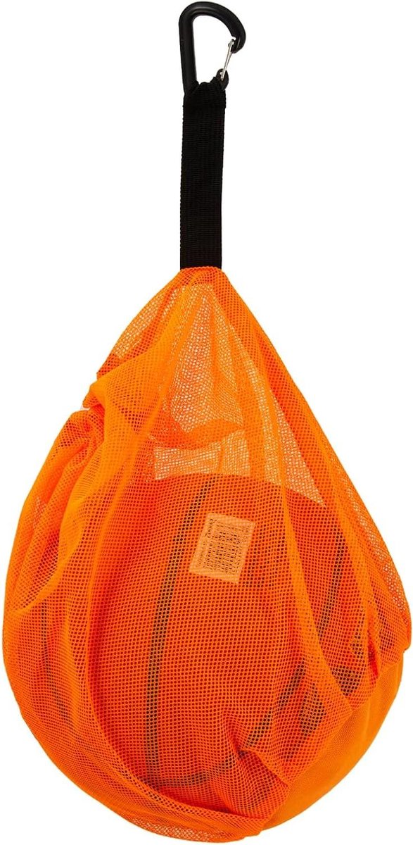 Baltas Net - Ballen Net - Sporten Organiseren - Met Karabijnhaak - 25cm Diameter - Zwart