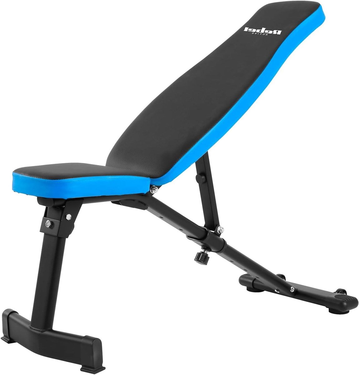 Trainingsbank - Schuine bank - Krachttraining thuis - Verstelbare rugleuning - 108 cm lang - Zwart