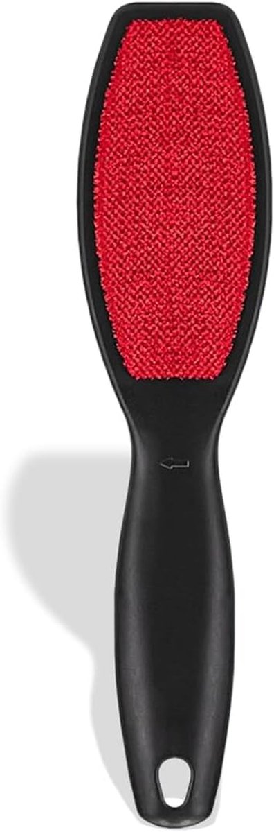 Pluisverwijderaar Borstel - Kledingborstel Haarverwijderaar - Kleding Reinigen - Dubbelzijdig Ontwerp - 19 x 9 cm - Zwart