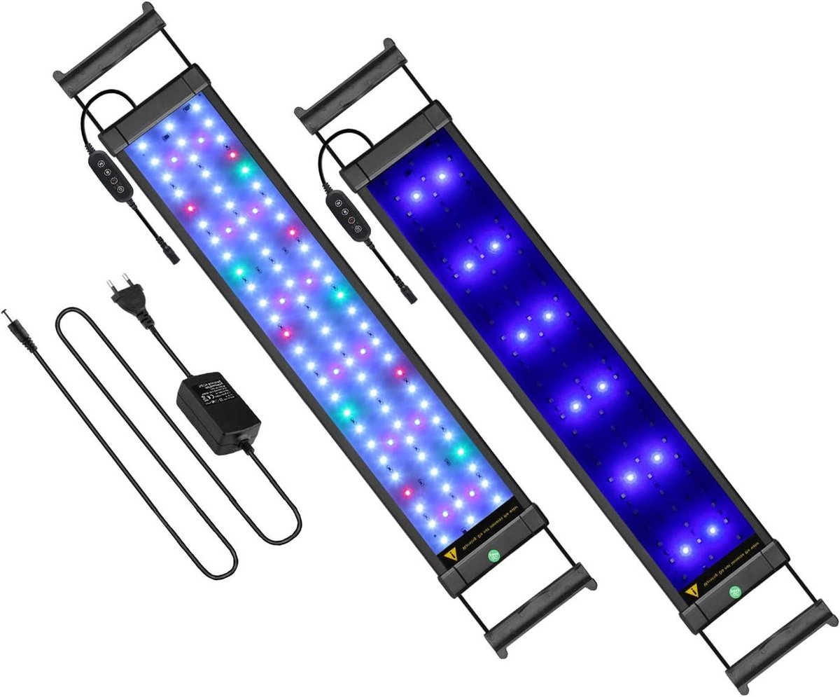 Aquarium LED Verlichting - Plantenlamp Aquarium - Planten Groei - Volledig Spectrum Licht - 30-45 cm Aquarium - Wit