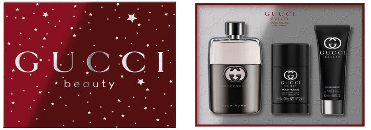 Gucci Guilty Pour Homme 90ml Edt + Showergel + Deostick 75ml Geschenkset