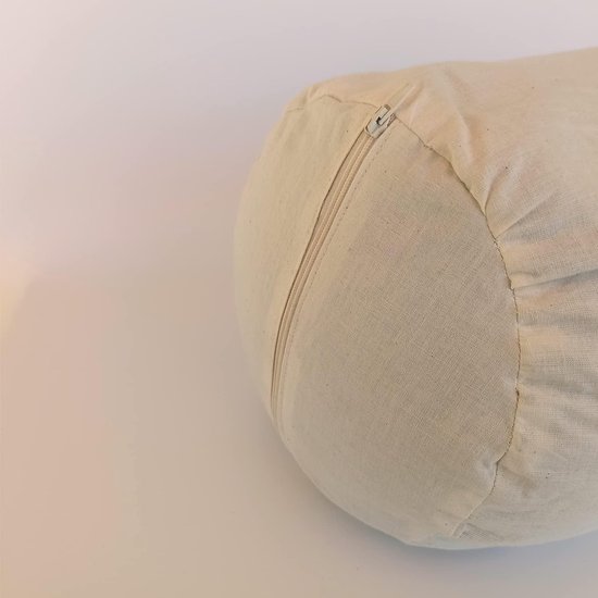 Cilindrische yogabolster - Yogakussen ondersteuning - Yoga pilates meditatie - Afneembare wasbare hoes - 62x20 cm - Veelkleurig — afbeelding 2