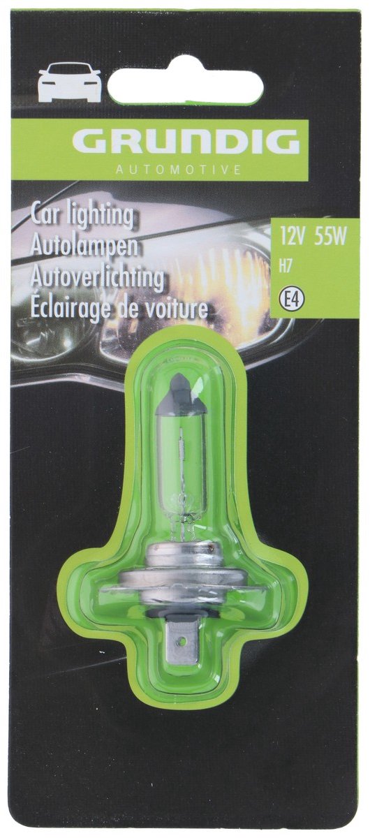 Grundig Autolamp H7 12V 55W E4 - Halogeenlamp voor in de Auto - Snelle en Eenvoudige Installatie - Geschikt voor Diverse Automodellen - Universeel Toepasbaar - Transparante Kleur – foto 2