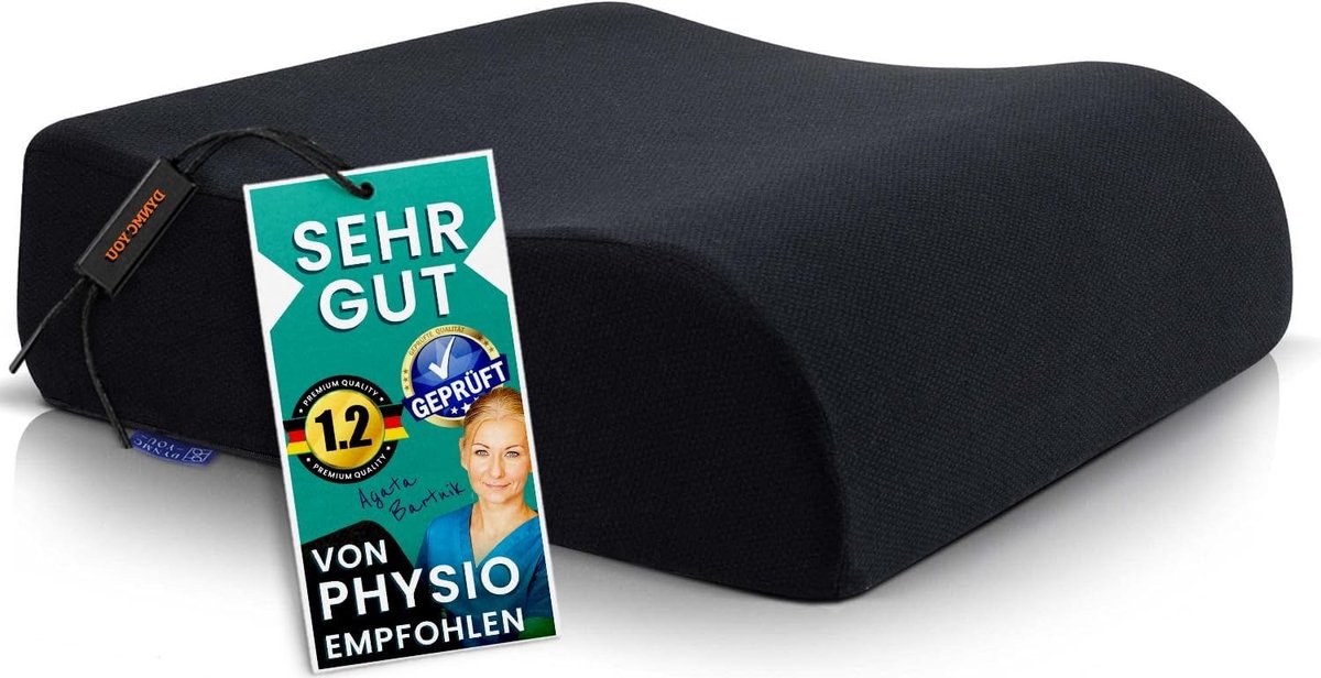 Autostoelkussen volwassenen - Zwart - 41 x 41 cm - Stevige Verhoger voor Comfort - Voor Thuis en Auto