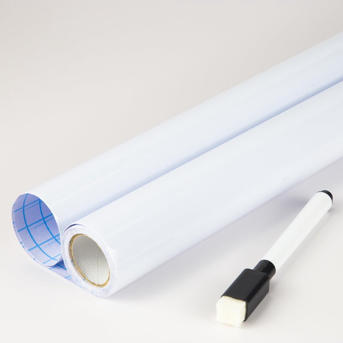 FENTIS Zelfklevende Witte Schoolbordfolie Muursticker Whiteboard-Folie Whiteboard voor School Huis en Kantoor Ook voor - ShopVlot