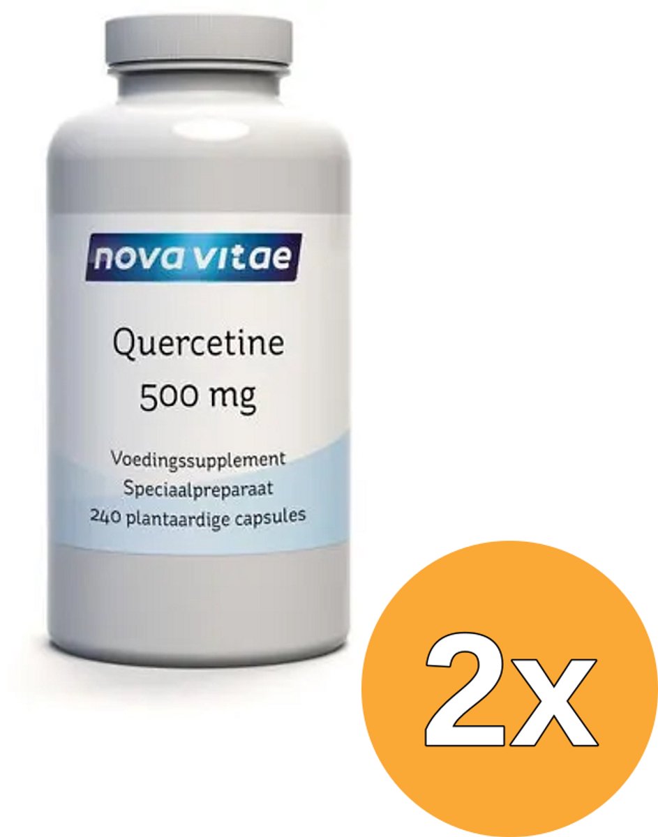 2x Nova Vitae Quercetine 500 Mg (240 vega capsules)