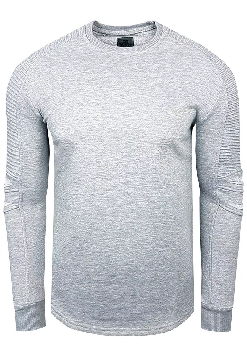 RustyNeal - Heren Trui - Grijs - Longsleeve - Modernfit