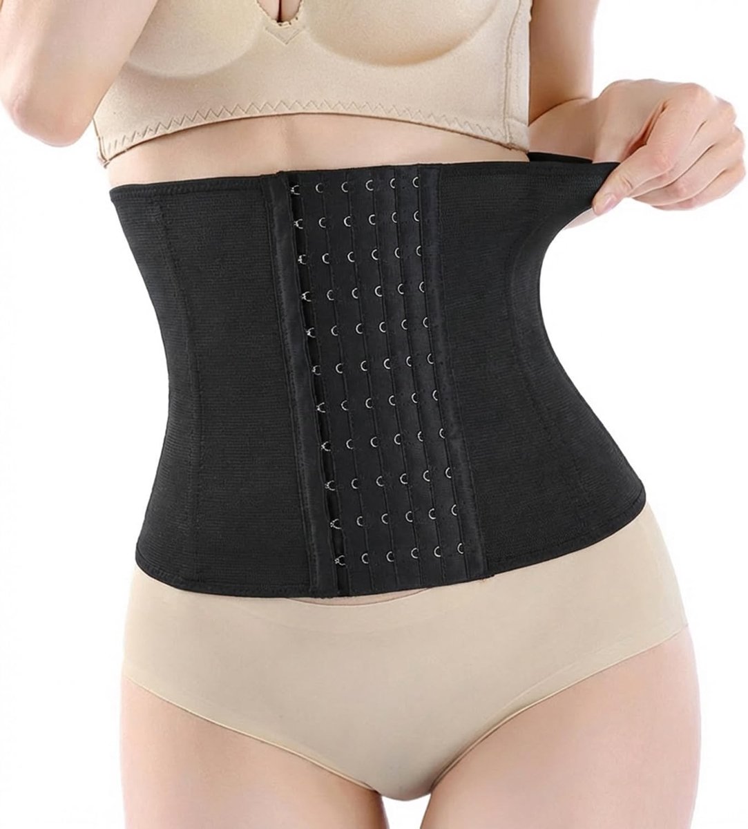 Verstelbare postpartum buikband voor dames, ademend mesh korset en tailletrainer, figuurcorrigerend shapewear voor een slanker figuur