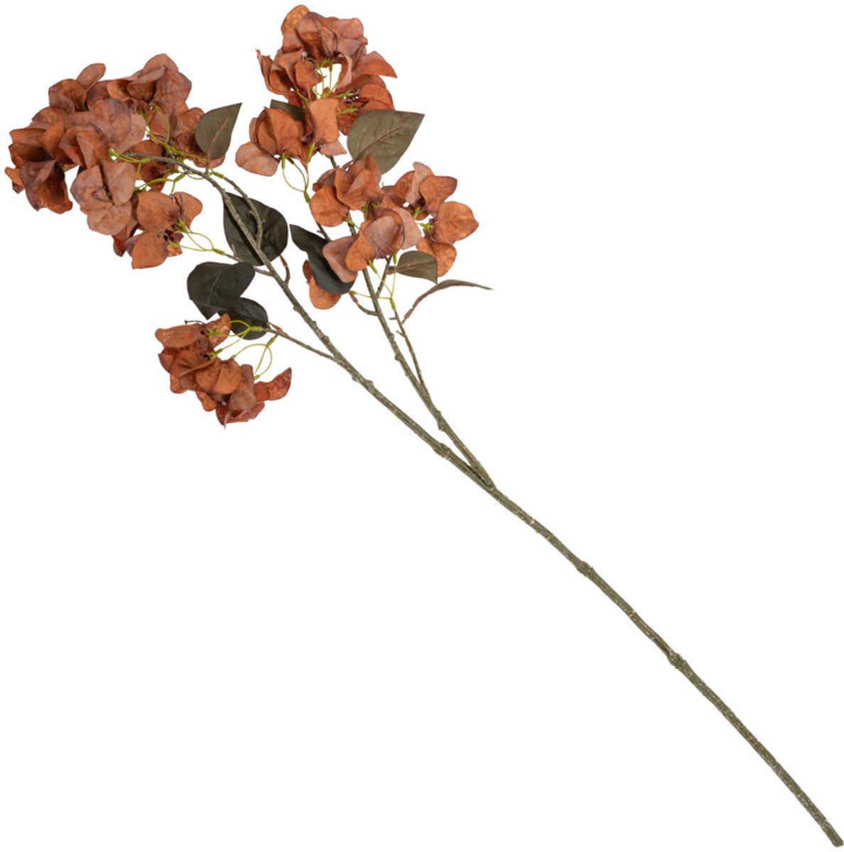 Kunstbloem Bougainvillea 110cm oranje
