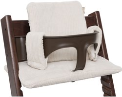 Jollein Stoelverkleiner Meegroei - 46x30cm - Cloudy Rib Oatmeal