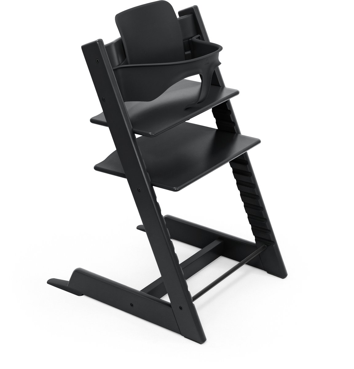 Stokke® Tripp Trapp® Bundle Stoel Black | Babyset Black| Tray Black