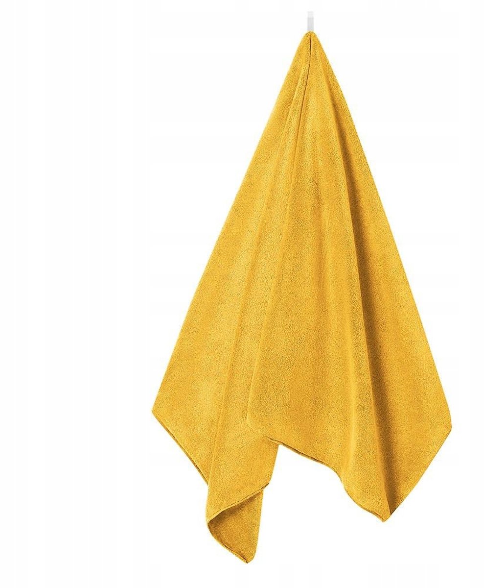 Active Sneldrogende Handdoek 50x90cm Mosterd Microvezel