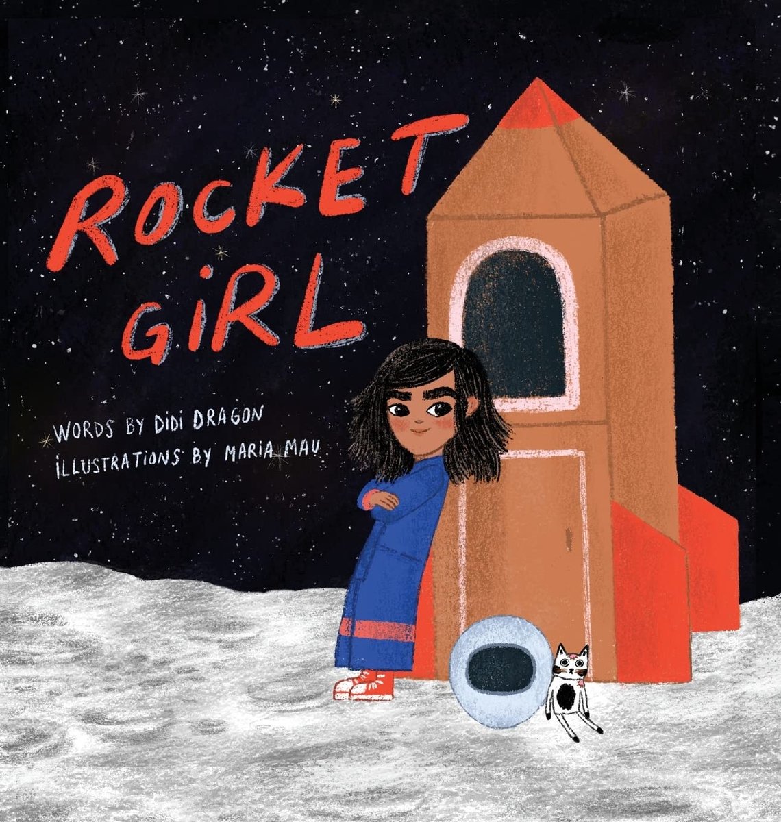 Rocket Girl: A Space Book about Shooting for the Stars & Landing on the Moon! - ShopVlot