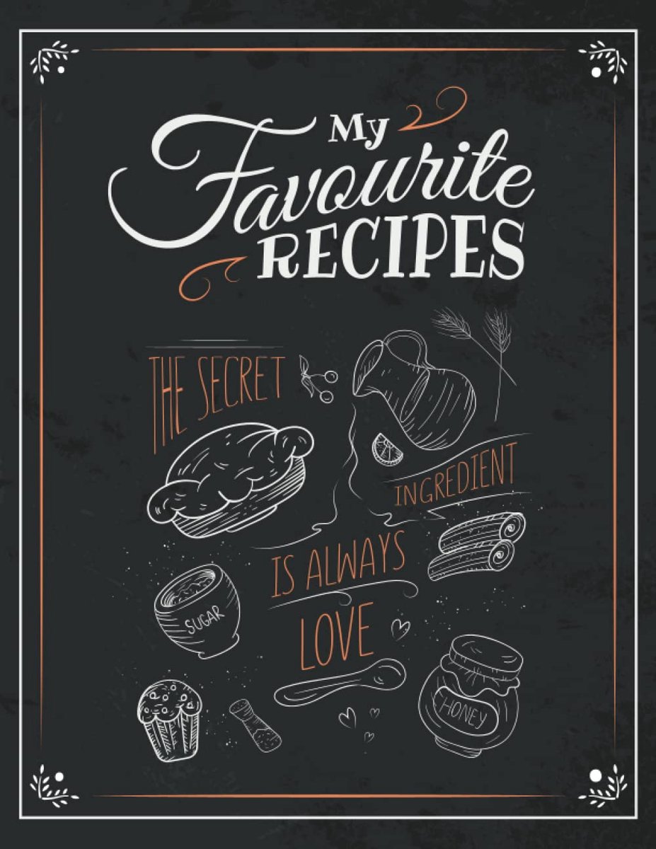My Favourite Recipe: Blank Recipe Book to Write In Your Own Recipes/Small Blank Cookbook/Blank Recipe Book Journal to - ShopVlot