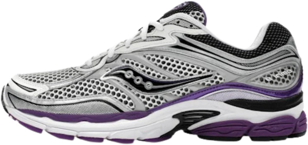 Saucony ProGrid Omni 9 White Black Silver Purple