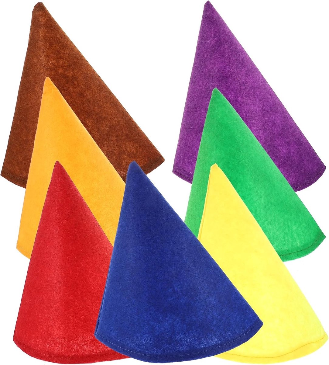 Kerstdecoratie Set van 7 Stuks - Feesthoedjes en Accessoires voor Halloween en Kostuums, Dwarf Hoed en Decoratieve Props