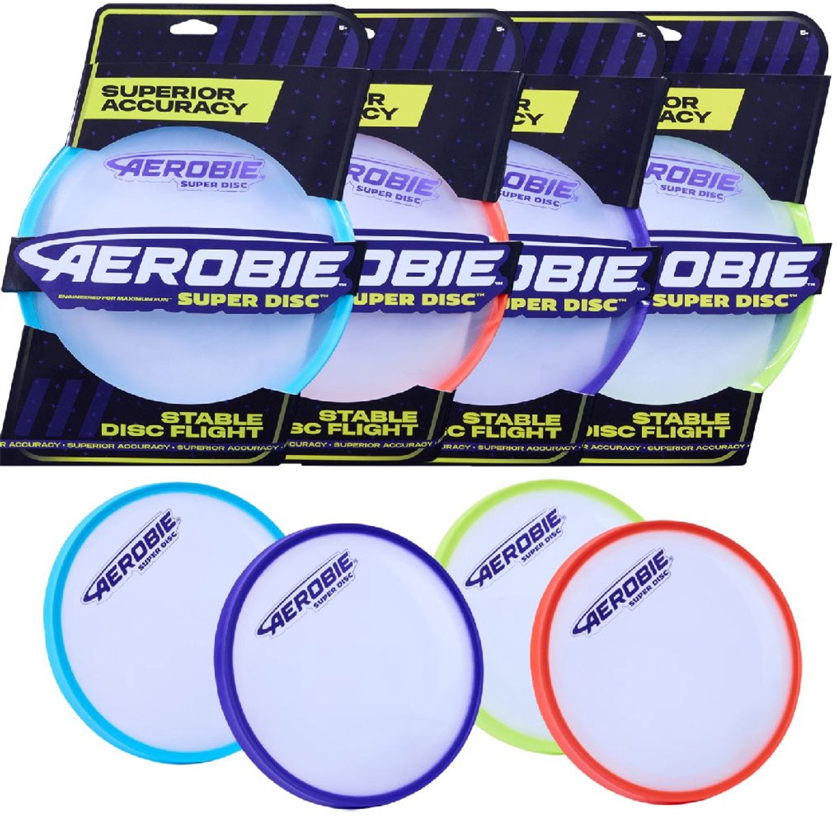 Frisbee Aerobie Superdisc Mix Kleur - 1 STUK - 25 cm